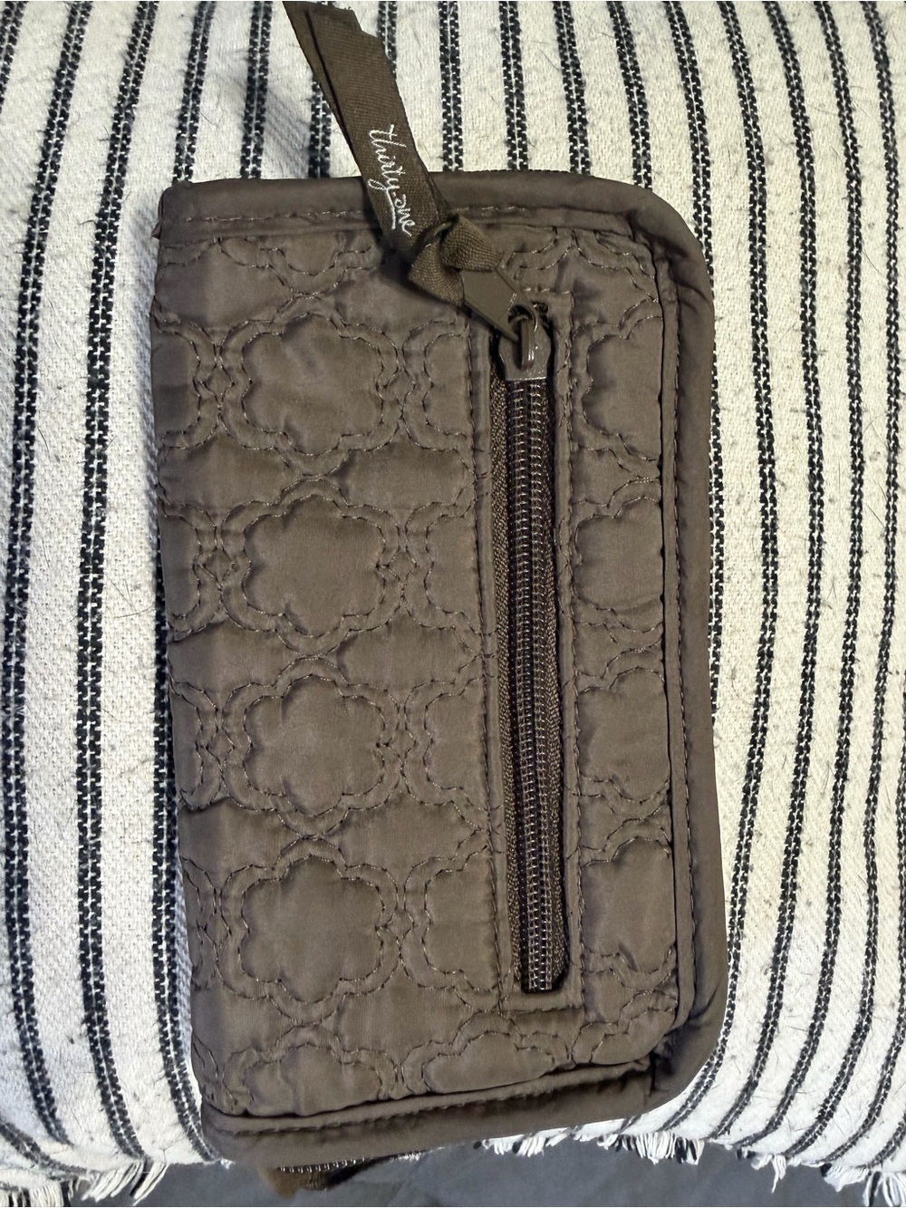 Thirty-One Zip Wallet in Brown - Picture 3 of 3